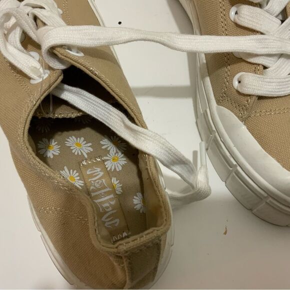 Maj Pole Tan white  Fran Sneakers - Size 9 - Picture 6 of 9